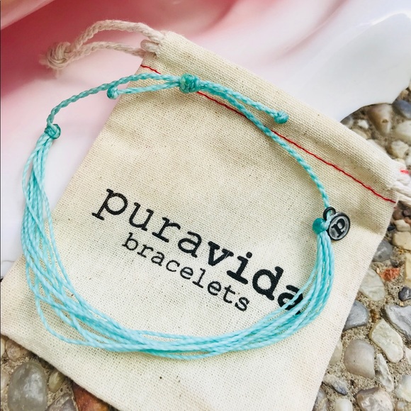 Puravida Sky Blue Adjustable Bracelet - Picture 3 of 3